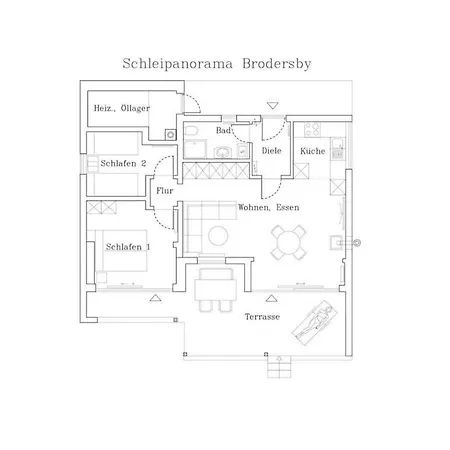 Schleipanorama Modern Retreat Brodersby-Goltoft